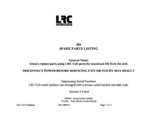 HS Spare Parts Listing 200515 pdf